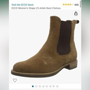 🌵EUC ECCO genuine suede chelsea boots